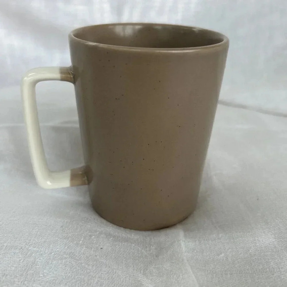 Starbucks Stoneware Mug Khaki Dip Dye 2016 Logo Contemporary Coffee Tea Cup - Picture 2 of 7